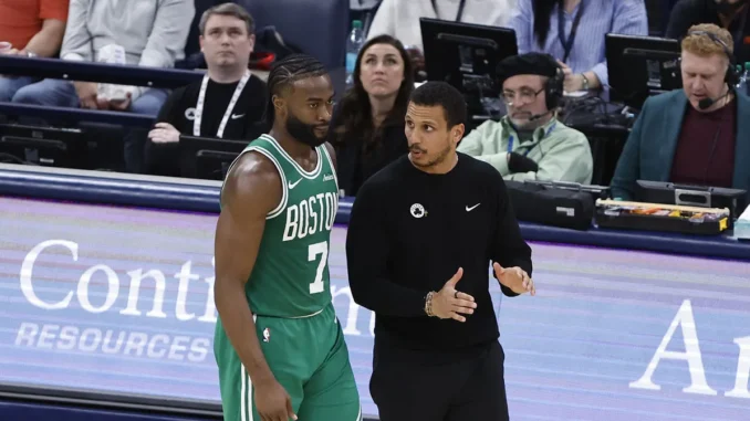 Celtics-Joe-Mazzulla-and-Jaylen-Brown